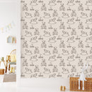 Contemporary Beige Wallpaper for Nursery Vogue