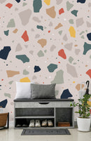 Dots on Pink Background Wallpaper
