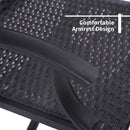 Alora 5-Piece Outdoor Patio Rattan Dining Furniture Set With Swivel Armchairs (91823705)