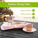 Alora 5-Piece Outdoor Patio Rattan Dining Furniture Set With Swivel Armchairs (91823705)