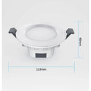 5W Indoor Smart Recessed Light - Bluetooth Control, Adjustable Brightness