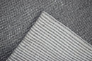 Modern Solid Pattern Gray Hand Woven Wool Area Rug