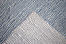 Hand Woven Modern Solid Silver Wool 5x8 Area Rug