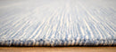 Hand Woven Modern Solid Silver Wool 5x8 Area Rug