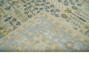 Tree of life Beige and Blue Traditional Hand Knotted Multi Size Wool Area Rug