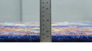 Blue and Rust Hand Knotted Traditional Heriz Multi Size wool Area Rug