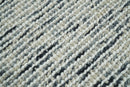 Hand Made Beige and Charcoal Wool Area Rug