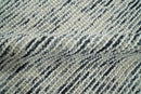 Hand Made Beige and Charcoal Wool Area Rug