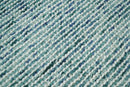 Contemporary Hand Woven Teal Wool Area Rug