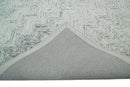 Modern Style Hand Tufted Blue and Ivory Area Rug