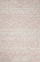 5x8 and 8x10 Hand Made Woolen Modern Pink Area Rug | AZT001