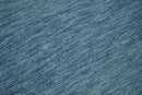 Modern Solid Design Blue Hand Tufted Wool Area Rug