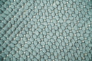 Modern Solid Blue Design Handmade Wool Area Rug
