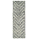 Modern Contemporary Beige Hand Tufted Wool Area Rug