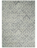 Modern Contemporary Beige Hand Tufted Wool Area Rug
