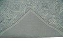Silver And Beige Modern Style Hand Tufted Wool Area Rug