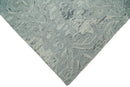Silver And Beige Modern Style Hand Tufted Wool Area Rug