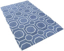Blue Modern Style Hand Tufted Wool Area rug