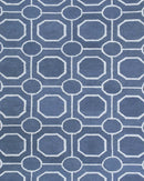 Blue Modern Style Hand Tufted Wool Area rug