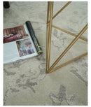 Beige Modern Style Hand Tufted 5x8 Wool Area Rug