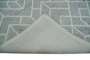 Modern Geometrical Design Hand Tufted Wool Area Rug
