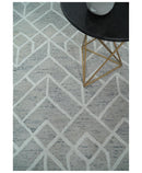 Modern Geometrical Design Hand Tufted Wool Area Rug