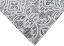 Traditional Ivory And Gray Hand Tufted Wool Area Rug