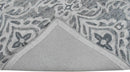 Traditional Ivory And Gray Hand Tufted Wool Area Rug