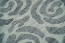 Hand Tufted Contemporary Gray and Silver Wool Area Rug