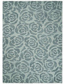 Hand Tufted Contemporary Gray and Silver Wool Area Rug