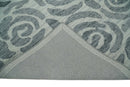 Hand Tufted Contemporary Gray and Silver Wool Area Rug