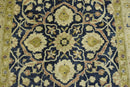 Traditional Black and Olive Hand Tufted 5x8 Wool Area Rug