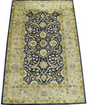 Traditional Black and Olive Hand Tufted 5x8 Wool Area Rug