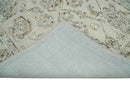 Hand Tufted Beige and Silver Wool Textured Loop 5x8 Area Rug