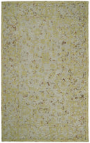5x8 Hand Tufted Beige Wool Textured Loop Area Rug