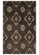 5x8 Hand Knotted Brown, Beige and Rust Antique Style Contemporary Bamboo Silk Area Rug