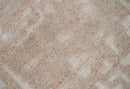 5x8 Hand Knotted Tan and Ivory Modern Abstract Contemporary Recycled Silk Area Rug