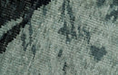 5x8 Hand Knotted Teal, Black and Ivory Antique Contemporary Bamboo Silk Area Rug