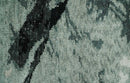 5x8 Hand Knotted Teal, Black and Ivory Antique Contemporary Bamboo Silk Area Rug