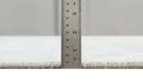 5x8 Hand Woven Silver and Gray Modern Floral Art Silk Rug