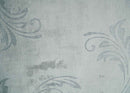 5x8 Hand Woven Silver and Gray Modern Floral Art Silk Rug
