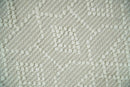 5x8 Hand woven tribal Woolen Chunky and Soft White and Beige Wool Area Rug | TRDMA17
