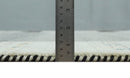 5x8 Ivory and Black Striped Wool Hand Woven Southwestern Gabbeh Rug