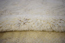 Beige and Charcoal Modern Handmade 5x8 Wool Area Rug