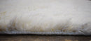 Beige and Charcoal Modern Handmade 5x8 Wool Area Rug