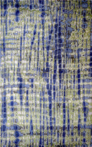 Hand Tufted 5x8 Modern Abstract Blue And Green Wool Area Rug