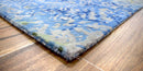 Blue Modern Style Hand Tufted Wool And Viscose 5x8  Area Rug