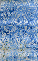 Blue Modern Style Hand Tufted Wool And Viscose 5x8  Area Rug