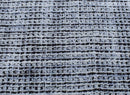 5x8 Silver and Black Modern Contemporary Hand Loom Viscose Area Rug