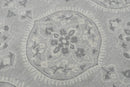 Traditional Silver and Gray Hand Tufted 5x8 Wool Area Rug